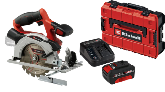 Einhell TE-CS 18/150 Li Solo 4,0 Ah Accu E-Case S-F Starterspakket