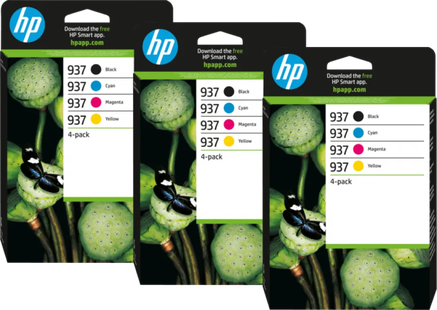 HP 937 Cartridge Combo Pack (3 stuks)