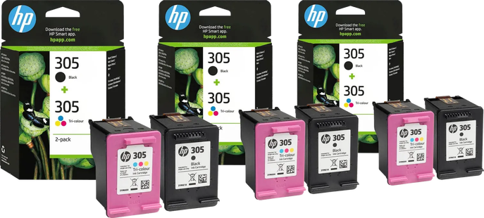HP 305 Cartridges Combo Pack (3 stuks)