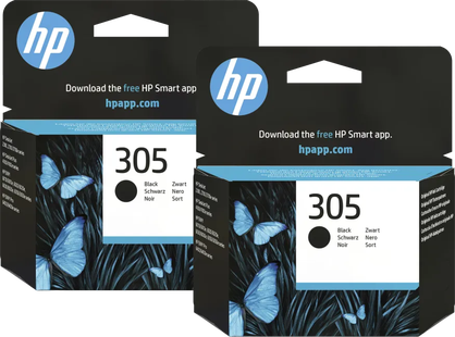 HP 305 Cartridge Zwart (2 stuks)