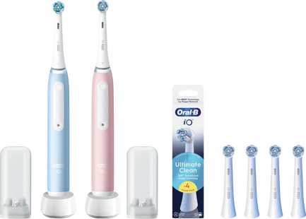 Oral-B iO 3 Duo Pack Blauw en Roze Value Pack