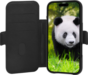 DBramante1928 Lynge iPhone 17 Air Book Case Leer met MagSafe Zwart