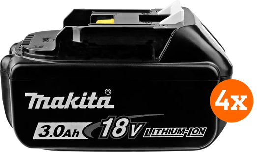 Makita BL1830B LXT 18V 3,0Ah accu 4-pack