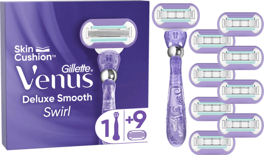 Gillette Venus Extra Smooth Swirl + 9 Navulmesjes