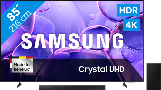 Samsung 85 Crystal UHD U8070F 4K (2025) + Samsung HW-B66CF (2025)
