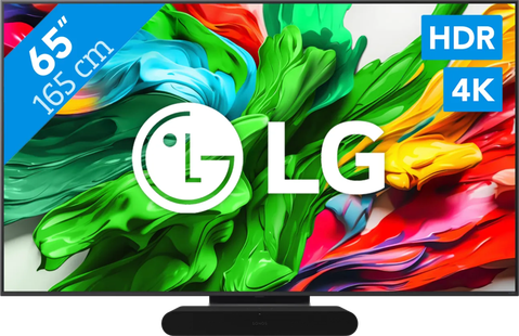 LG 65 QNED86 EVO 4K (2025) + Sonos Ray Zwart
