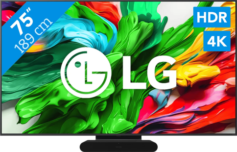 LG 75 QNED86 EVO 4K (2025) + Sonos Ray Zwart