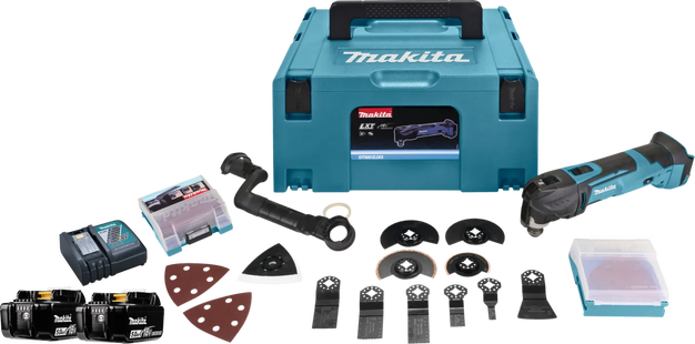 Makita DTM51ZJX3 5,0 Ah Accu (2x) Starterspakket