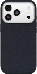 Otterbox Symmetry iPhone 17 Pro Back Cover met MagSafe Magneet Leer Blauw