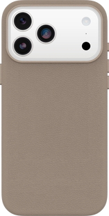 Otterbox Symmetry iPhone 17 Pro Max Back Cover met MagSafe Magneet Leer Grijs