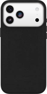 Otterbox Symmetry iPhone 17 Pro Max Back Cover met MagSafe Magneet Leer Zwart