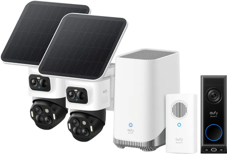 EufyCam S4 Duo Pack + HomeBase 3 + Video Doorbell E340 + Chime