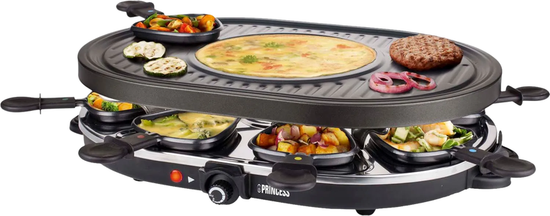 Princess Raclette 8 Oval Grill Party 162700