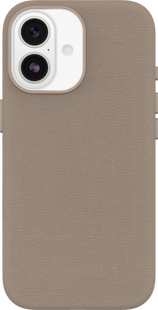 Otterbox Symmetry iPhone 17 Back Cover met MagSafe Magneet Leer Grijs