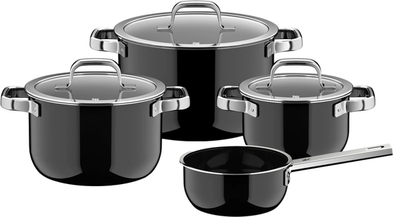 WMF Fusiontec Mineral Pro Pannenset 4-delig Zwart