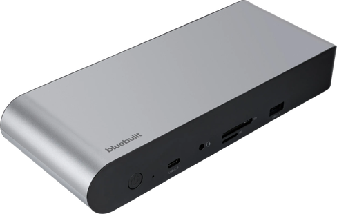 BlueBuilt DisplayLink Docking Station Pro met USB-C Zilver