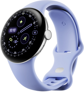 Google Pixel Watch 4 Zilver/Paars 41 mm