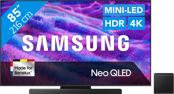 Samsung 85 Neo QLED QN80F 4K (2025) + Samsung HW-QS700F (2025)