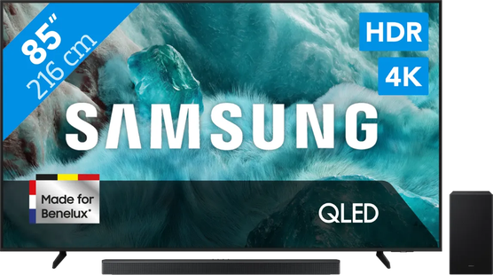 Samsung 85 QLED Q7FA 4K (2025) + Samsung HW-B750F (2025)