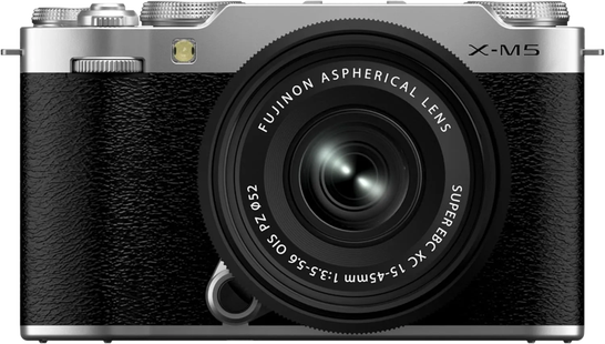 Fujifilm X-M5 Zilver + XC 15-45mm f/3.5-5.6 OIS PZ