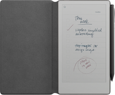 reMarkable Paper Pro Move Book Folio Zwart Leer