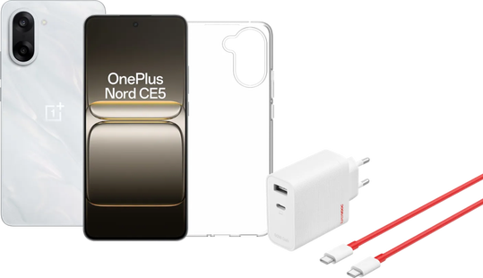 OnePlus Nord CE 5 128GB Wit 5G + Accessoirepakket