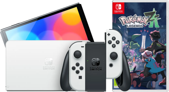 Nintendo Switch OLED Wit + Pokémon Legends: Z-A