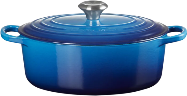 Le Creuset Signature ovale braadpan 27 cm azure