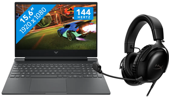 HP VICTUS 15-fa2975nd + HyperX Cloud III Wired Gaming Headset