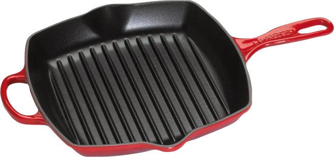 Le Creuset Skillet Vierkante Grillpan 26 cm Kersenrood