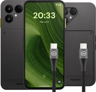 Fairphone 6 256GB Zwart 5G + Accessoirepakket