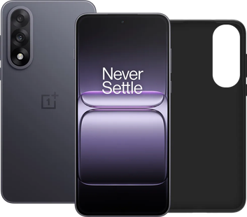 OnePlus Nord 5 256GB Zwart 5G + BlueBuilt Back Cover Zwart