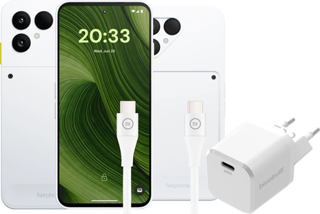 Fairphone 6 256GB Wit 5G + Compleet Accessoirepakket