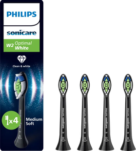 Philips Sonicare Optimal White HX6064/88 Zwart (4 stuks)