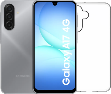 Samsung Galaxy A17 128GB Blauw 4G + BlueBuilt Back Cover Transparant