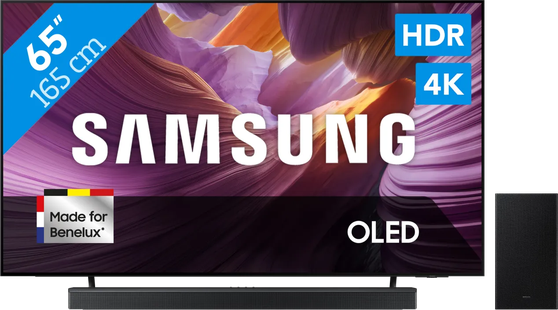 Samsung 65 OLED 4K S85F (2025) + Samsung HW-B750F Zwart