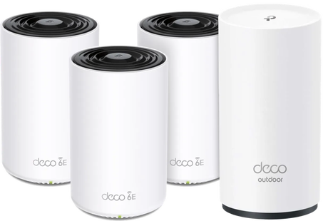 TP-Link Deco XE75 Pro 3-pack + Deco X50 Outdoor