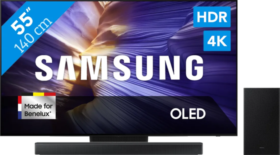 Samsung 55 OLED S90F (2025) + Samsung HW-B66CF Zwart