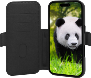 DBramante1928 Lynge iPhone 17 Pro Book Case Leer met MagSafe Zwart