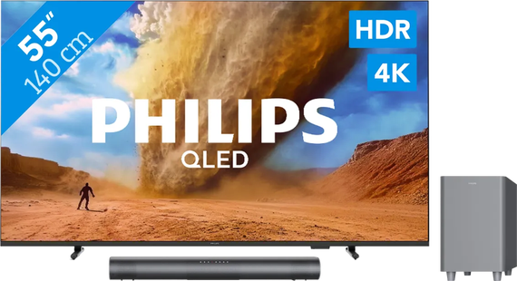 Philips 55 PUS7800 QLED 4K (2025) + Philips TAB6100