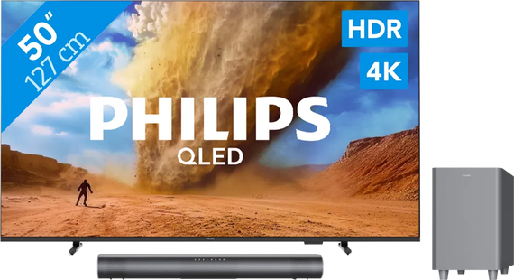 Philips 50 PUS7800 QLED 4K (2025) + Philips TAB6100