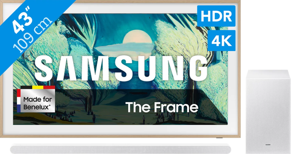 Samsung 43 The Frame LS03FA (2025) + Samsung HW-S701D Wit (2024)