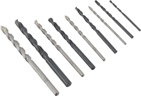 Irwin 9-delige Metaal- en Steenboren Set
