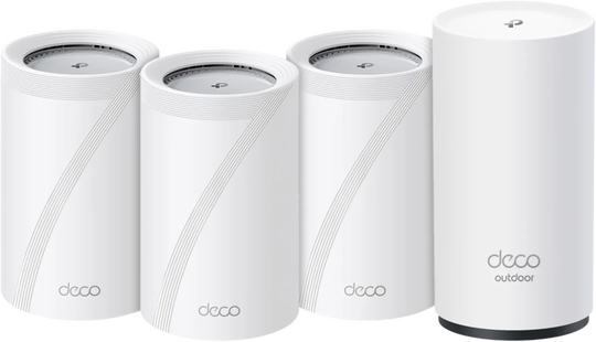 TP-Link Deco BE65 Pro 3-pack + Deco BE25 Outdoor