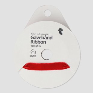 Rood fluwelen lint - 5 m