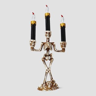 Veelkleurig gloeiend skelet