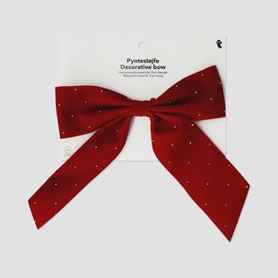 Grote fluwelen strik - 19 cm