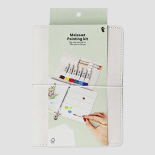 Reisset met acrylverf