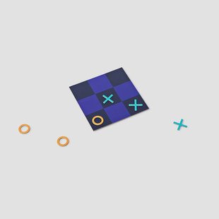 Magnetisch Tic Tac Toe voor koelkast