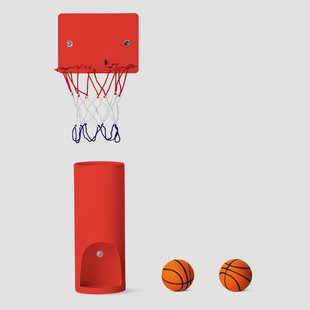 Toilet basketbal spel